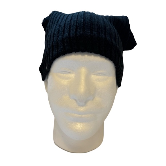 Plush - Ribbed Fleece Lined Beanie  black women - Picture 4 of 11